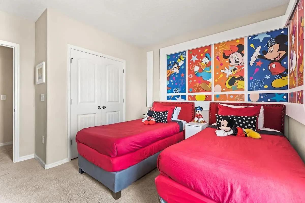 Themed Mickey Bedroom 4Br At Solterra R Sr4799 Davenport 0*,  United States